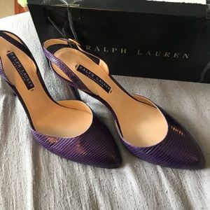 Purple Ralph Lauren Heels